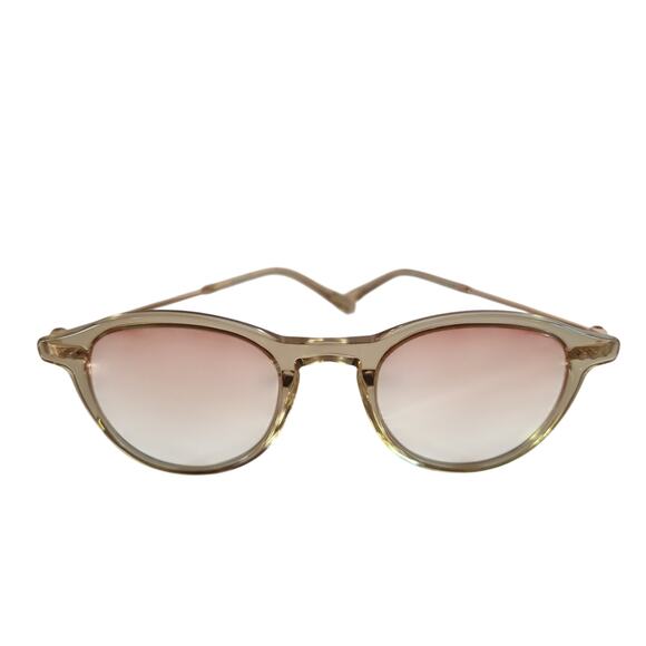 Krewe Valence two tone clear pink lucite women's reader sunglasses 45 21 +1.75 - Picture 1 of 13